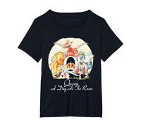 Queen Official Une journée aux Courses T-Shirt, Femme Grandes Tailles, Noir, 5X