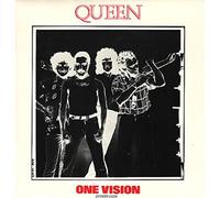 Queen - ONE VISION 12" SINGLE UK EMI 1985 2 TRACK EXTENDED VERSION WITH INNER B/W BLURRED VISION (12QUEEN6) PIC SLEEVE