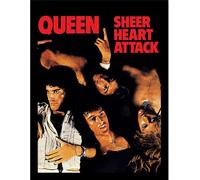 Queen - Poster encadré "Sheer Heart Attack" PM12072 (Taille unique) (Noir/Rouge)