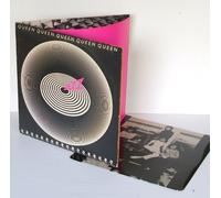 Queen - QUEEN jazz. TOP COPY. Rare first Uk press 1978, embossed JAZZ with rare tri-fold poster of naked cyclists still attached, on EMI records.