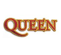 Queen - Queen Patch Cut Out Band Logo Nouveau Officiel Embroidered Woven Iron On Size One Size