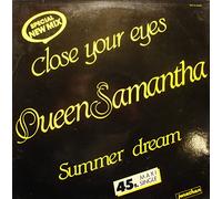 QUEEN SAMANTHA close your eyes/summer dream MAXI 1983 JONATHAN VG+