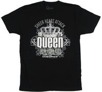Queen - "Sheer Heart Attack" T-shirt unie homme/femme RO831 (S) (Noir)