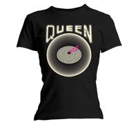 Queen - T-Shirt Femme Noir Queen "Jazz" (Taille M)