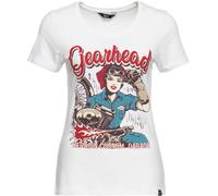 Queen T-shirt Kerosin mit Frontprint et col ronditt QK4215357207 Offwhite XS