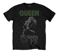 Queen - T-Shirt # M Black Unisex # News of The World 40th Full Cover [Import]