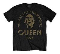 Queen - We are The Champions (T-Shirt Unisex TG. M) Rock Merchandising Ufficiale