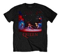 Queen - T-Shirt # M Unisex Black # Live Shot Spotlight [Import]