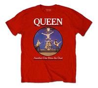 Queen - T-Shirt # S Unisex Red # Another One Bites The Dust [Import]