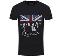 Queen T-Shirt Vintage Union Jack Homme Noir