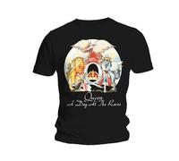 Rock Off Trade T-shirt Queen « A Day at The Races » Noir Unisexe XXL (Import)