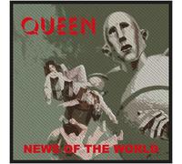 Queen - Taille standard - Patch "News Of The World" - Polyester RO8313 (Taille unique) (Gris/Rouge/Vert)