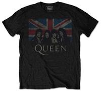 Queen 'Union Jack' (Noir) T-Shirt - OFFICIEL