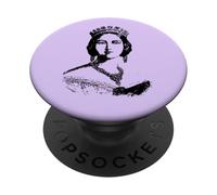 Queen Victoria Young Monographie Vintage PopSockets PopGrip Adhésif