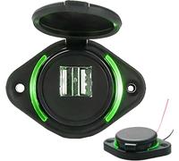 Queen.Y 3. 1A Double Chargeur USB Adaptateur de Prise de Courant Étanche Prise de Chargeur Rapide Prise de Courant Prise de Courant Support de Panneau de Charge pour Bateau de Voiture