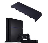 Queen.Y Coque de Remplacement Compatible avec PS4 Console, Coque de Protection de La Plaque Frontale de Remplacement du Disque Dur Housse de Protection (Noir)