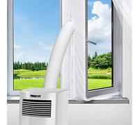 Queen.Y Fenêtre Universelle pour Climatiseur Et Sèche-Linge Portables Pare-Brise avec Fermeture Éclair Facile à Installer 4 M