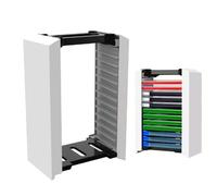 Queen.Y PS 5 Support de Tour de Stockage de Jeu Haut de Gamme Support de Stockage de Boîte de Disque de Jeu 12 Jeux Support de Disque Étagère de Stockage pour Disques de Jeu Ps5
