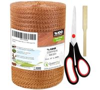 QueenBird Copper Mesh for Pest Control - 5" X 30 Feet, Blocker for Mouse, Rat, Rodent, Snail, Bird, Bat, Squirrel, Snake.