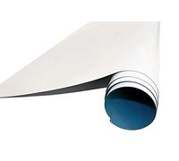 Queence Tableau Blanc Magnétique 100x300 cm | Film Autocollant | Tableau d'Écriture Multifonction | Blanc