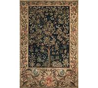 Queenie Puzzle en bois de 1000 pièces - L'arbre de vie - Pour adultes - Jeux pour soulager le stress - Puzzles de sol pour la maison - Cadre photo - Décoration murale - Dimensions terminées : 76,2 x 50,8 cm