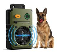 Queenmew Dispositif anti-aboiement pour chiens, 3 modes, appareils de dissuasion à ultrasons longue portée de 15,2 m, appareils de contrôle des aboiements rechargeables de type C, plus de dressage