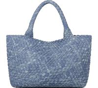 Queenoris Sac tissé pour femme, sac à bandoulière tendance en cuir végan, grand sac fourre-tout de voyage, Medium