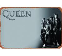 Queens - Absolute Greatest Queen - Plaque en métal - 20,3 x 30,5 cm - Décoration murale vintage rétro