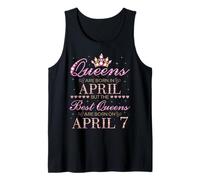 Queens are Born in April Best Queens are Born Le 7 Avril Débardeur