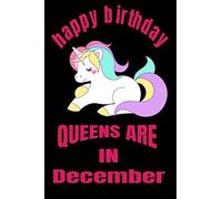 Queens Are Born In December; Gift To Write In Memory Book, Birthday & Celebration: Interior & Paper Type: Black & White Interior With White Paper Bleed Settings: No Bleed Paperback Cover Finish: Matte