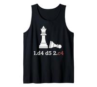 Queen's Gambit Cool Chess pour Les Amateurs d'échecs Notation Débardeur