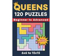 Queens Logic Puzzle Book: 120 Large-Print Brain Training Challenges for Adults