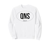 Queens New York Design Ovale Classique I Love NYC Sweatshirt
