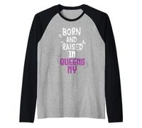 Queens NY Pride Month T-shirt pour femme LGBTQ alliés femmes hommes Manche Raglan