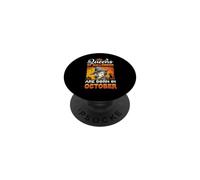 Queens of Halloween are Born in October Birthday PopSockets PopGrip Adhésif