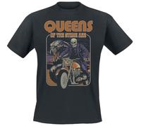 Queens Of The Stone Age Skull Rider Homme T-Shirt Manches Courtes Noir L