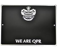 Queens Park Rangers FC Plaque de numéro de maison avec blason du club SG930 (Taille unique) (Noir)