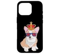 Queens Platinum Jubilé 70 Ans Souvenir Chien Corgi Britannique Coque pour iPhone 16 Pro