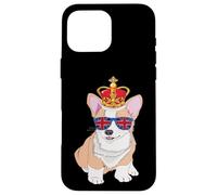 Queens Platinum Jubilé 70 Ans Souvenir Chien Corgi Britannique Coque pour iPhone 16 Pro Max