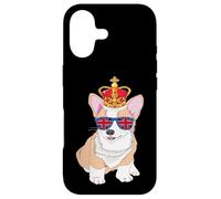 Queens Platinum Jubilé 70 Ans Souvenir Chien Corgi Britannique Coque pour iPhone 17