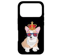 Queens Platinum Jubilé 70 Ans Souvenir Chien Corgi Britannique Coque pour iPhone 17 Pro
