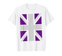 Queen's Platinum Jubilee 2022 70th Anniversary Union Jack T-Shirt Graphique avec Valeur