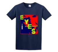 Queensryche Eyes of A Stranger T-Shirt Man's Fashion Cotton Navy Clothes Unisex Tee XXL