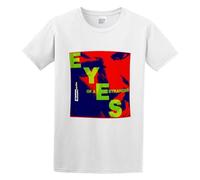 Queensryche Eyes of A Stranger T-Shirt Man's Fashion Cotton White Clothes Unisex Tee XL