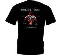 Queensryche The Verdict T-Shirt Man's Fashion Cotton Black Clothes Unisex Tee S