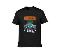 Queensryche The Warning Heavy Power Metal Geoff Tate T-Shirt Man's Fashion Cotton Black Clothes Unisex Tee L