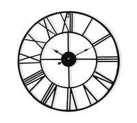 Queensway 60 Horloge murale cadre métallique silencieux Ø 60 cm