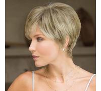 QUEENTAS Blonde Hair Topper Hair Pieces for Thinning Hair Women Clip in Hairpieces 3 Clips for Hair Loss (Mixed Blonde)
