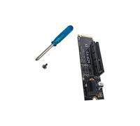 QUEENYARD Adaptateur PCIE 4X vers 2 PCIE pour disque dur convertisseur lecteur carte de remplacement pour accessoires informatiques extension professionnelle