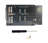 QUEENYARD Adaptateurs de disque dur vers SATA de remplacement pour 2010 2011 2012 A1425 A1398 MC975 MC976 Boosters Capacité de stockage SSD Interfaces